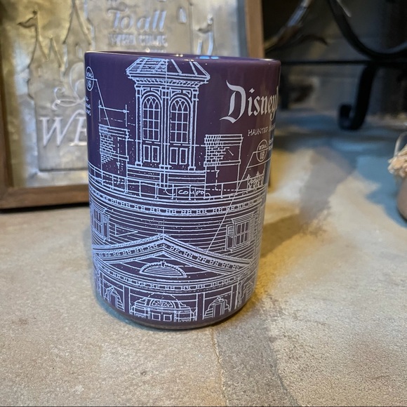 NWT  Disney Parks Haunted Mansion Disneyland Resort Purple Coffee Mug - Picture 5 of 11